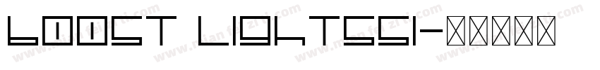 boost lightssi字体转换